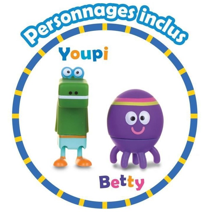 LANSAY - HE OUA-OUA - Autobus - Playset avec 2 figurines et 9 accessoi