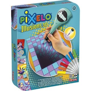 LANSAY - PIXELO - Illusions 3D - Activités Artistiques - Dessin et Co