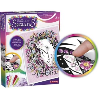 LANSAY - MILLE ET UN SEQUINS - Licorne - Activités Artistiques - Sequ
