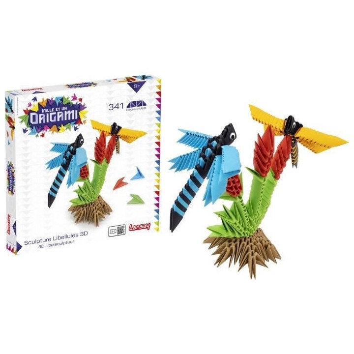 LANSAY - MILLE ET UN ORIGAMI - Sculpture Libellules 3D - Activités Ar