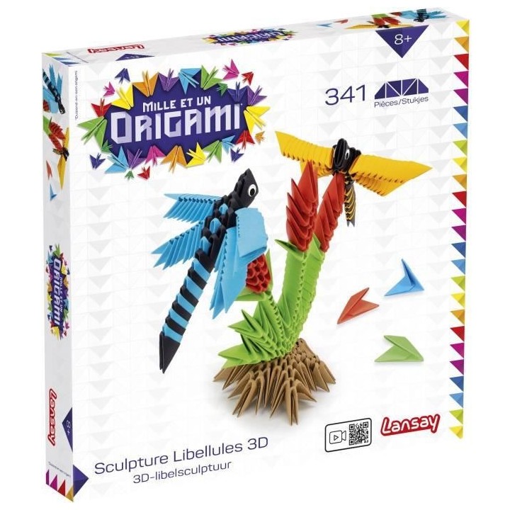 LANSAY - MILLE ET UN ORIGAMI - Sculpture Libellules 3D - Activités Ar