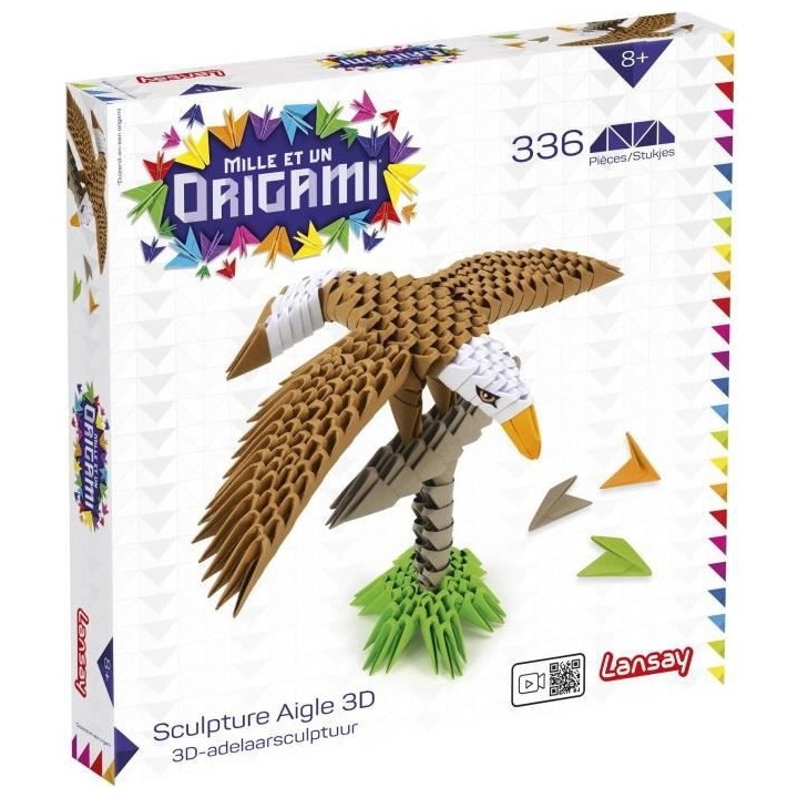 LANSAY - MILLE ET UN ORIGAMI - Sculpture Aigle 3D - Activités Artisti