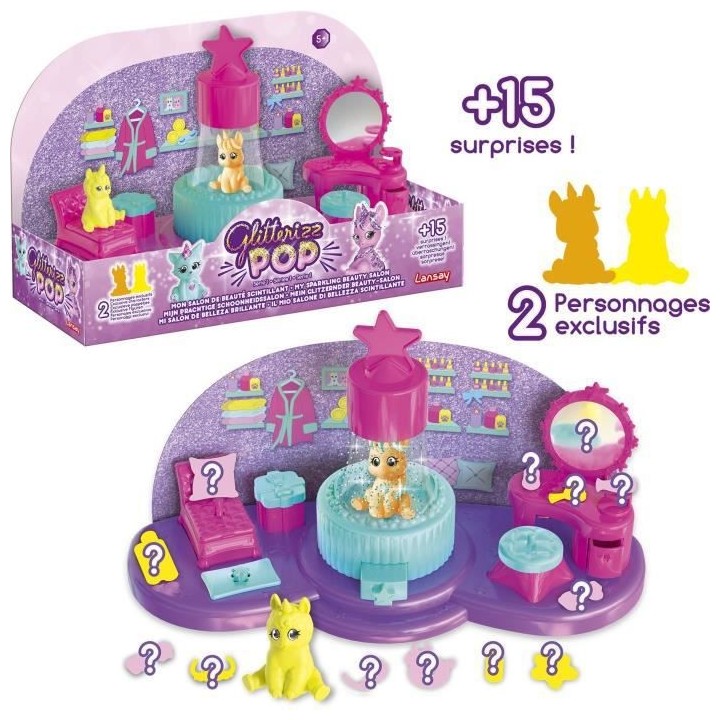 LANSAY - GLITTERIZZ - Pop Mon Salon de Beaute Scintillant - Des 5 ans
