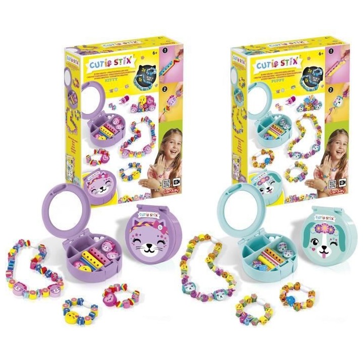 LANSAY - CUTIE STIX - Écrin Créatif - Activités Artistiques - Créa