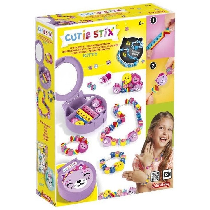 LANSAY - CUTIE STIX - Écrin Créatif - Activités Artistiques - Créa
