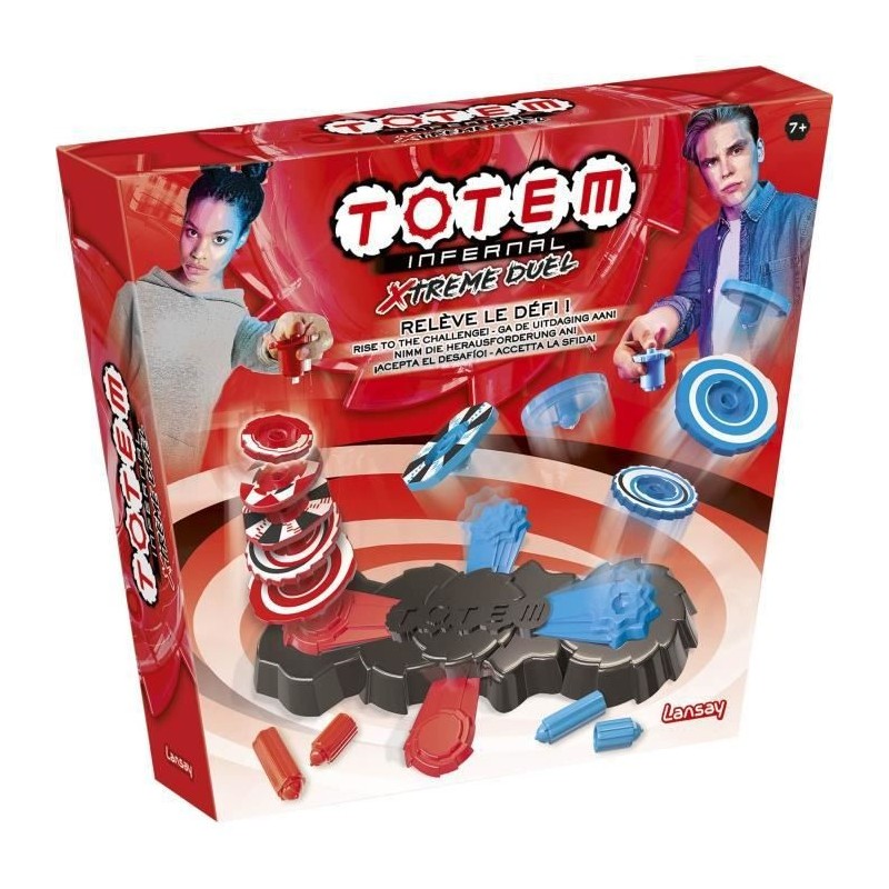 LANSAY - TOTEM INFERNAL - Xtreme Duel - Jeu d'action - 2 joueurs - Des 7 ans