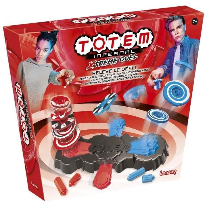 LANSAY - TOTEM INFERNAL - Xtreme Duel - Jeu d'action - 2 joueurs - Des