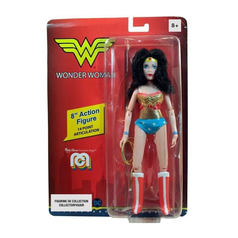 LANSAY - MEGO - DC Comics - Wonder Woman - 20 cm - 14 points d'articulation - Des 8 ans