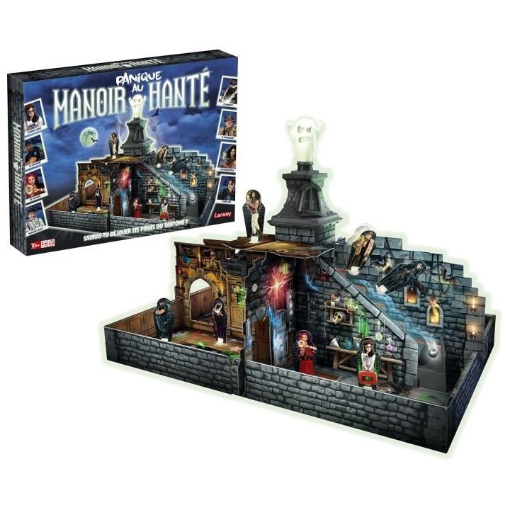 LANSAY - PANIQUE AU MANOIR HANTÉ - Jeu de société - 2 a 6 joueurs -