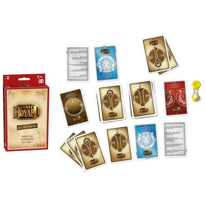 LANSAY - FORT BOYARD - Jeu de Cartes - 2 a 6 joueurs - Des 7 ans