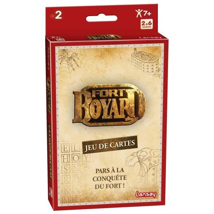 LANSAY - FORT BOYARD - Jeu de Cartes - 2 a 6 joueurs - Des 7 ans