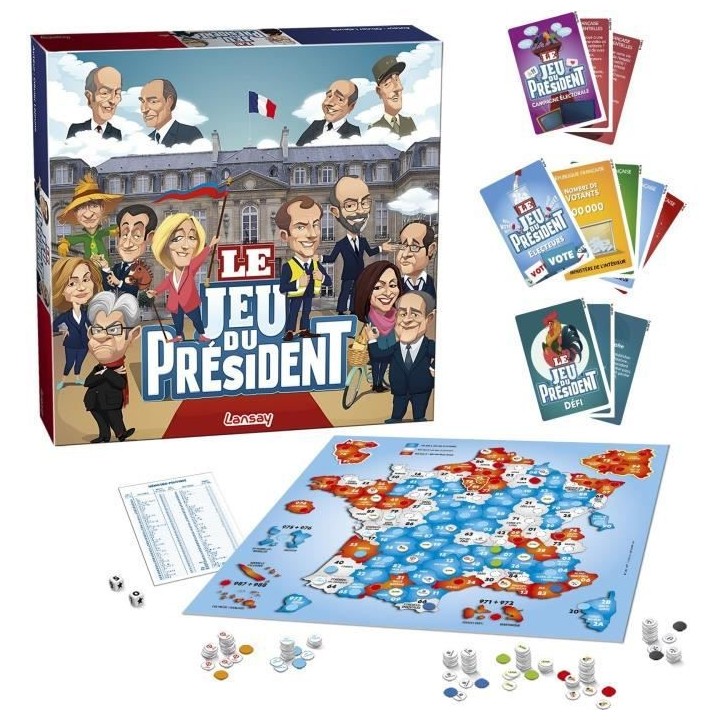 LANSAY - LE JEU DU PRÉSIDENT – Jeu de société - 2 a 6 joueurs - D