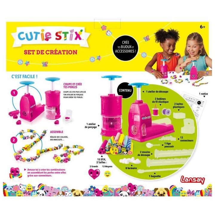 LANSAY - CUTIE STIX - Set de Création - Activités Artistiques - Cré