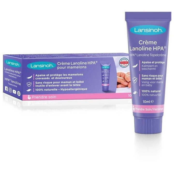 LANSINOH Creme de Soins 100% Lanoline 10 ml