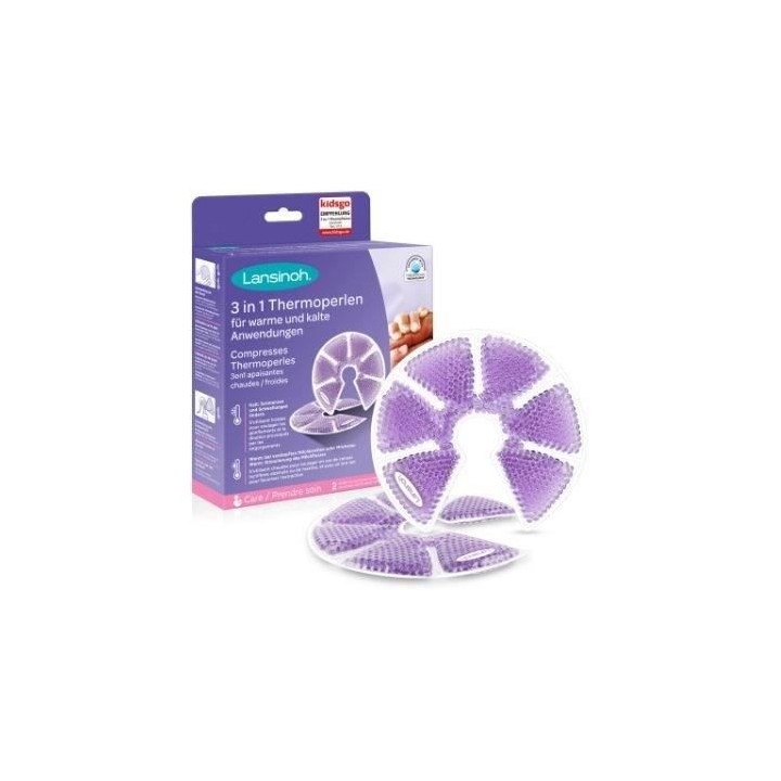 LANSINOH Compresses apaisantes Thermoperles chaud/froid 3 en 1
