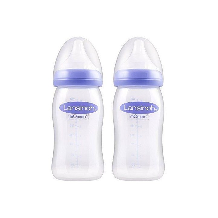Lansinoh Biberons avec tétine mOmma 2 pcs 240 ml 75890