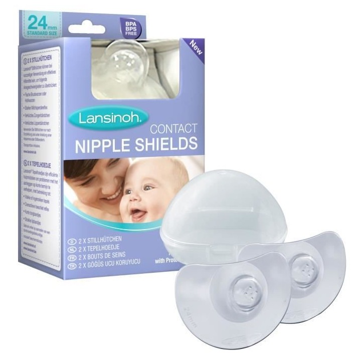 Lansinoh Bouts de Sein Taille 2 + Etui de Protection