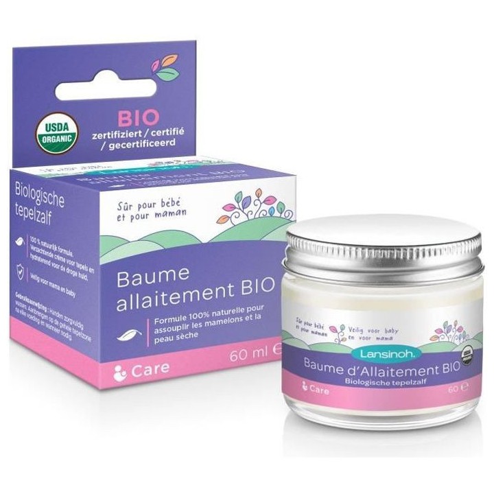 LANSINOH - Baume d'allaitement BIO