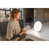 LANAFORM LUMINO LED SILVER - Lampe de luminothérapie pour atténuer les symptômes de la dépression saisonniere