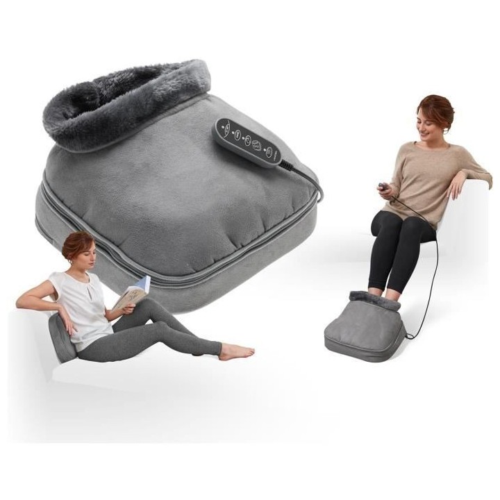 LANAFORM 2 EN 1 SHIASTU - Appareil de massage - 4 tetes rotatives a do