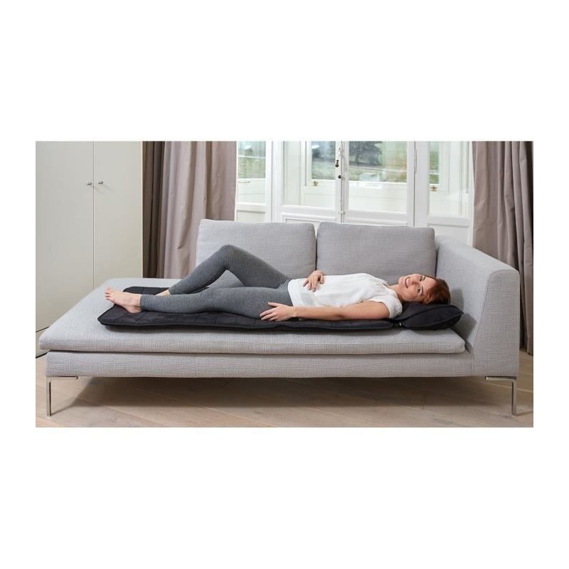 LANAFORM DELIGHT MATTRESS - Appareil de massage - Zones vibrantes et chauffantes - Coussin shiatsu amovible - Tapis d'acupressio