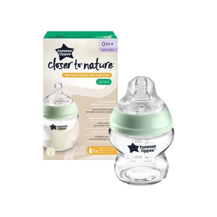 Tommee Tippee Closer To Nature Biberon Verre 150ml