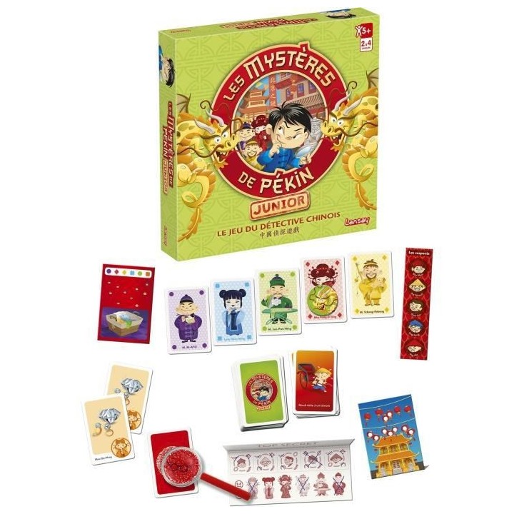 LANSAY - LES MYSTeRES DE PÉKIN - Jeu de société - Version Junior -