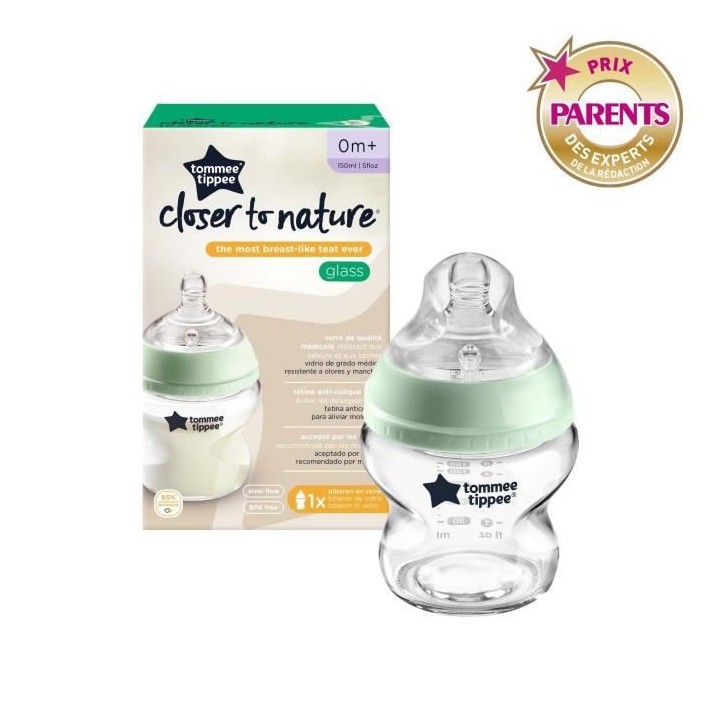 Tommee Tippee Closer To Nature Biberon Verre 150ml