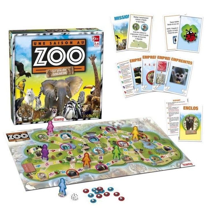 LANSAY - UNE SAISON AU ZOO - Le Jeu du Soigneur - Jeu de société - 2