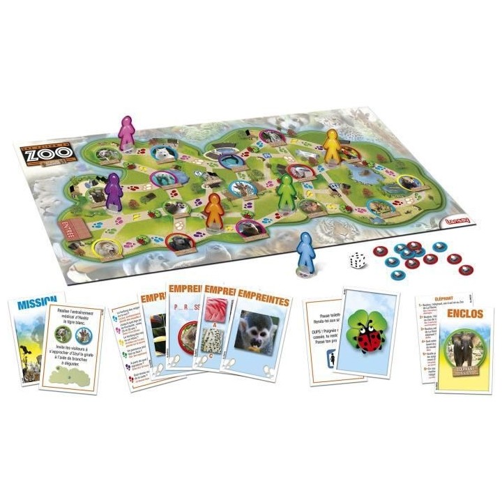 LANSAY - UNE SAISON AU ZOO - Le Jeu du Soigneur - Jeu de société - 2
