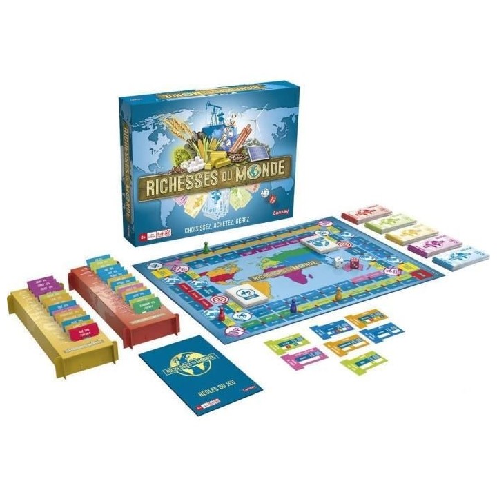 LANSAY - RICHESSES DU MONDE - Jeu de société - Version Originale - 2