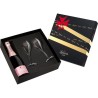 Coffret Champagne Lanson Label Rosé + 2 flûtes