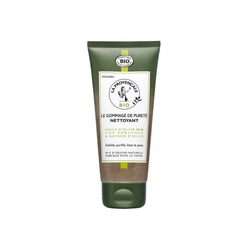 Gommage de Pureté Nettoyant LA PROVENCALE BIO - Huile d'Olive - 100 ml