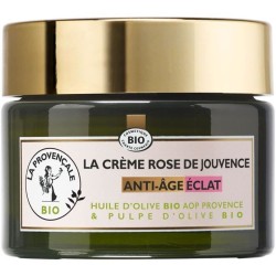 Creme LA PROVENCALE BIO Rose de Jouvence Anti-Âge Éclat - 50 ml