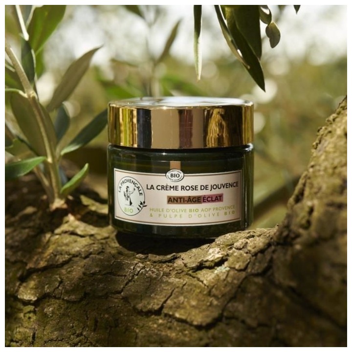 Creme LA PROVENCALE BIO Rose de Jouvence Anti-Âge Éclat - 50 ml
