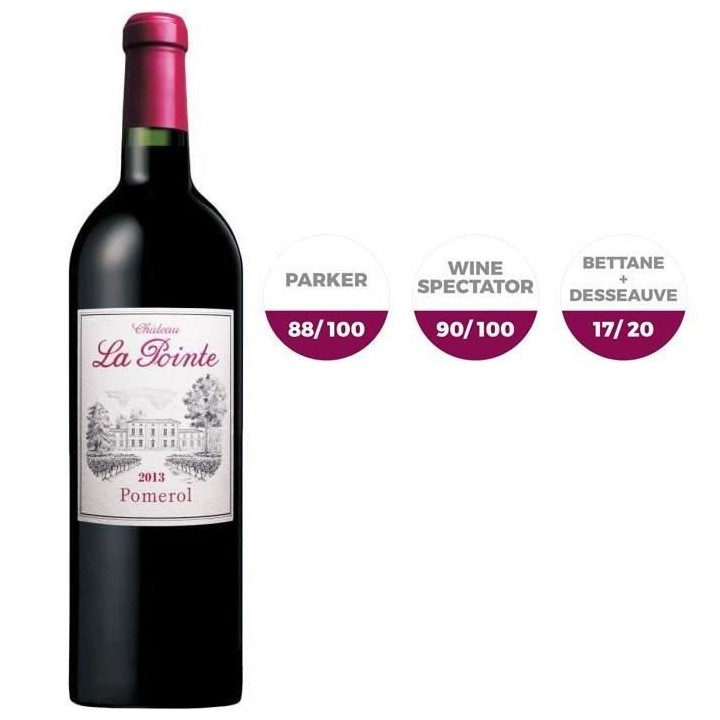 Château La Pointe 2013 Pomerol - Vin rouge de Bordeaux