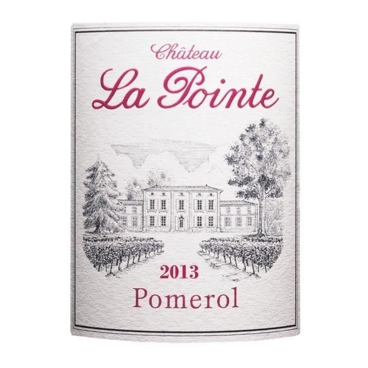 Château La Pointe 2013 Pomerol - Vin rouge de Bordeaux