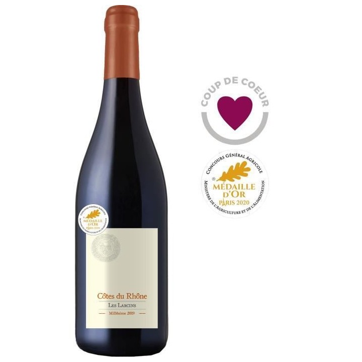 Les Larcins 2019 Côtes du Rhône - Vin rouge de la Vallée du Rhône
