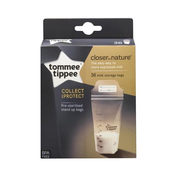 Tommee Tippee Sachets Conservation du Lait Maternel 36 sachets