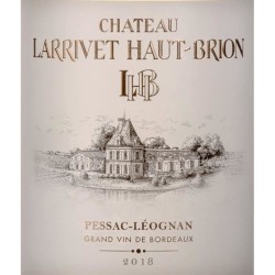 Château Larrivet Haut-Brion 2018 Pessac Léognan - Vin blanc de Bordeaux