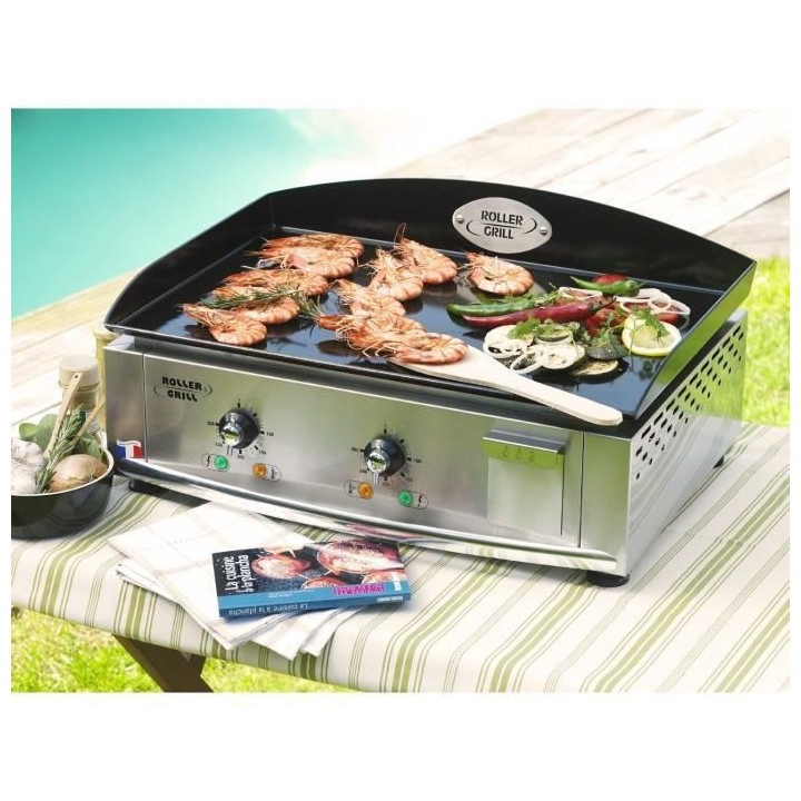 ROLLER GRILL Plancha électrique émaillée 600E - 3500 W