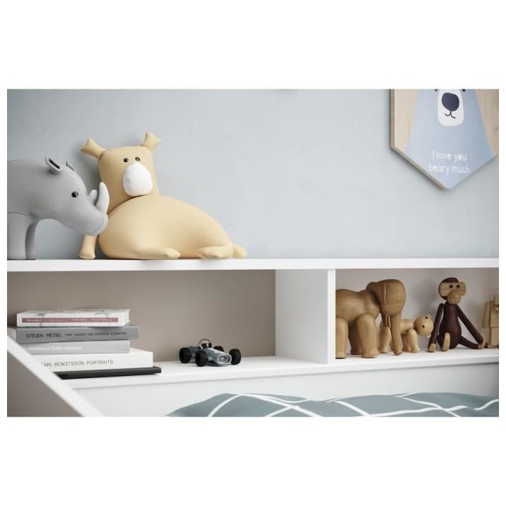 JOY Lit banquette 90 x 200 cm - Contemporain - Décor blanc