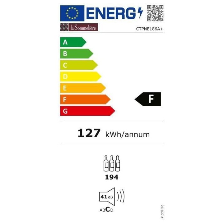 LA SOMMELIERE CTPNE186A - Cave a vin de vieillissement - 194 bouteill