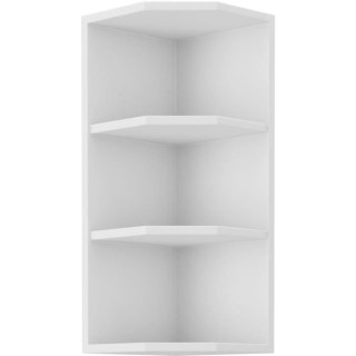 Meuble haut étageres largeur - Gris - L 30 x P 30 x H 72 cm