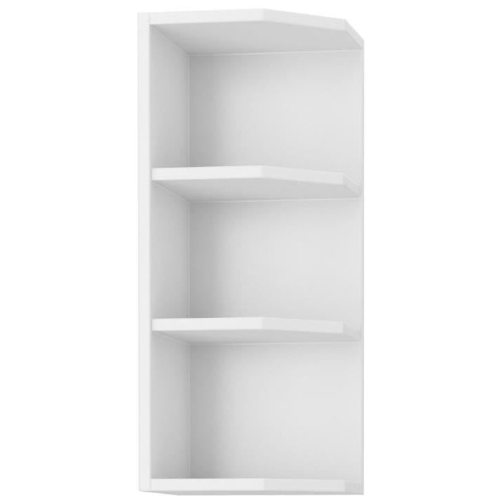 Meuble haut étageres largeur - Gris - L 30 x P 30 x H 72 cm