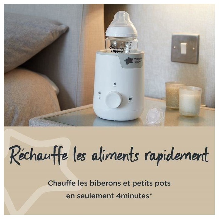 Tommee Tippee - Chauffe-biberons électrique blanc