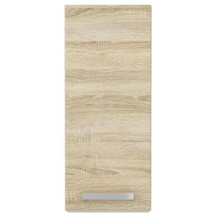 Meuble haut 1 porte battante - Décor chene sonoma - L 30 x P 31,6 x H