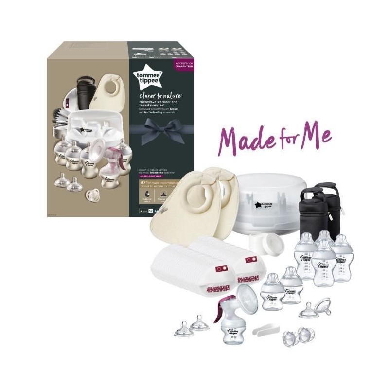 TOMMEE TIPPEE Kit d'Allaitement/Stérilisateur