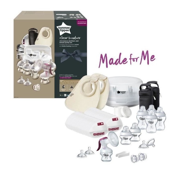 TOMMEE TIPPEE Kit d'Allaitement/Stérilisateur