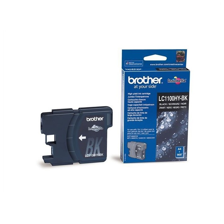 Brother LC1100HYBK Cartouche d'encre Noir